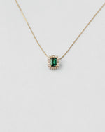 Emerald and Diamond Necklace
