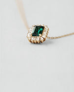Emerald and Diamond Necklace
