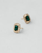 Emerald and Diamond Earrings