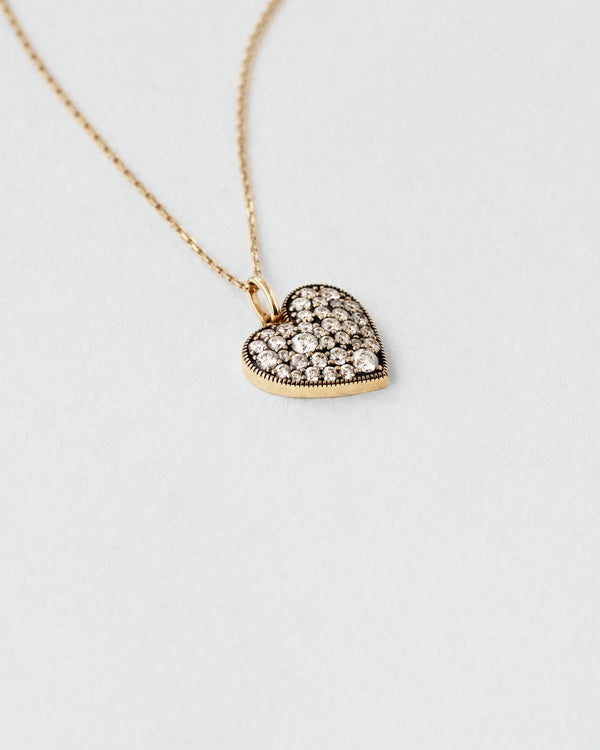 Diamond Heart Pendant Necklace