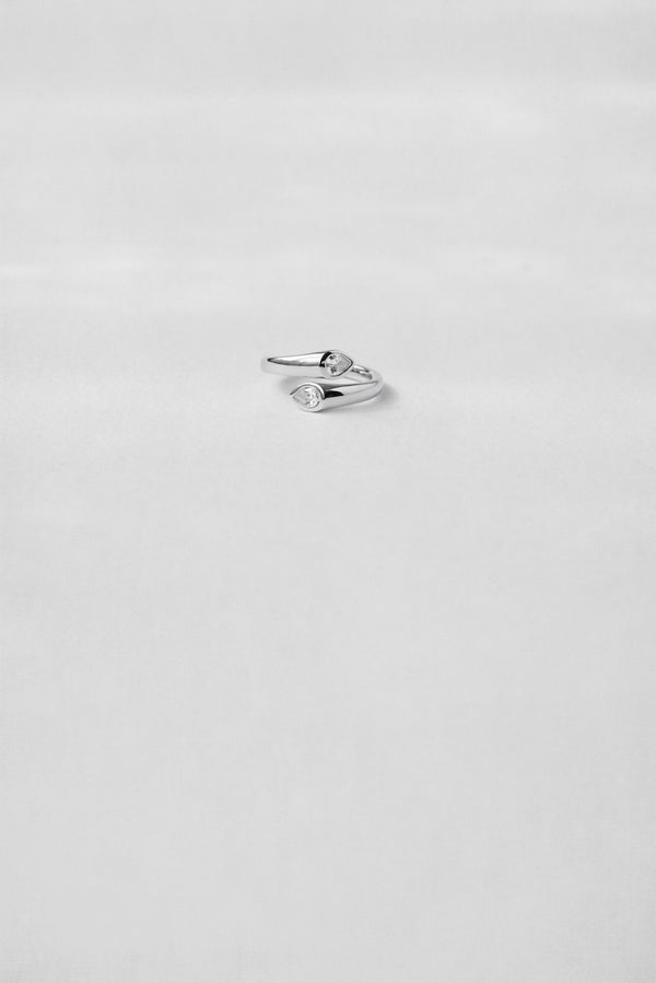 Loveleis dubbla ovala diamantring