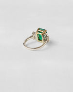 Emerald Three Stone Ring