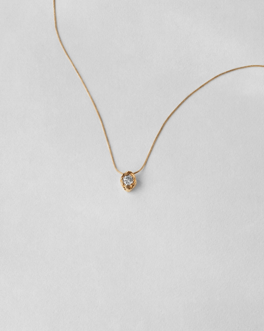 Organiz Bezel Diamond Necklace