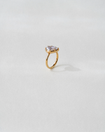 Tilted Pear Cut Ring